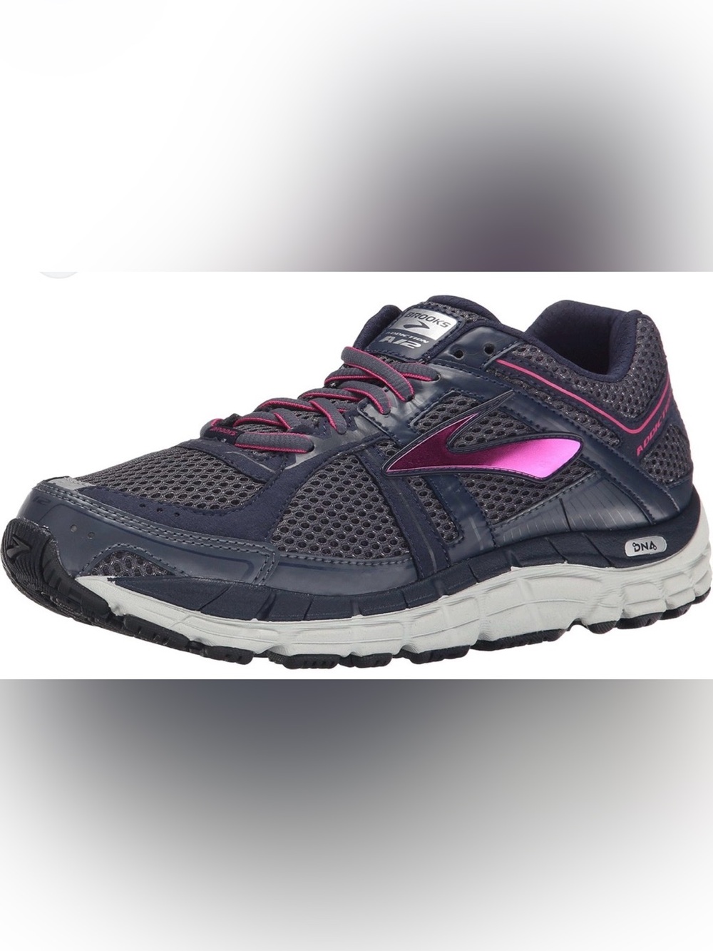 Brooks Women’s Navy and Magenta Athletic Running Shoe